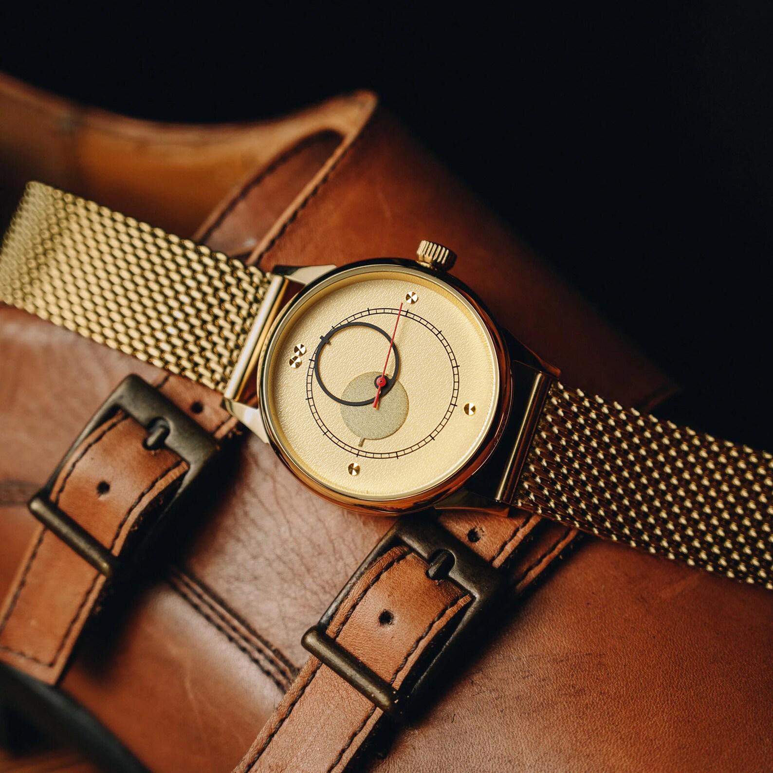 Copernic Héritage « Solstice » — Cadran Doré Beige · 40 mm