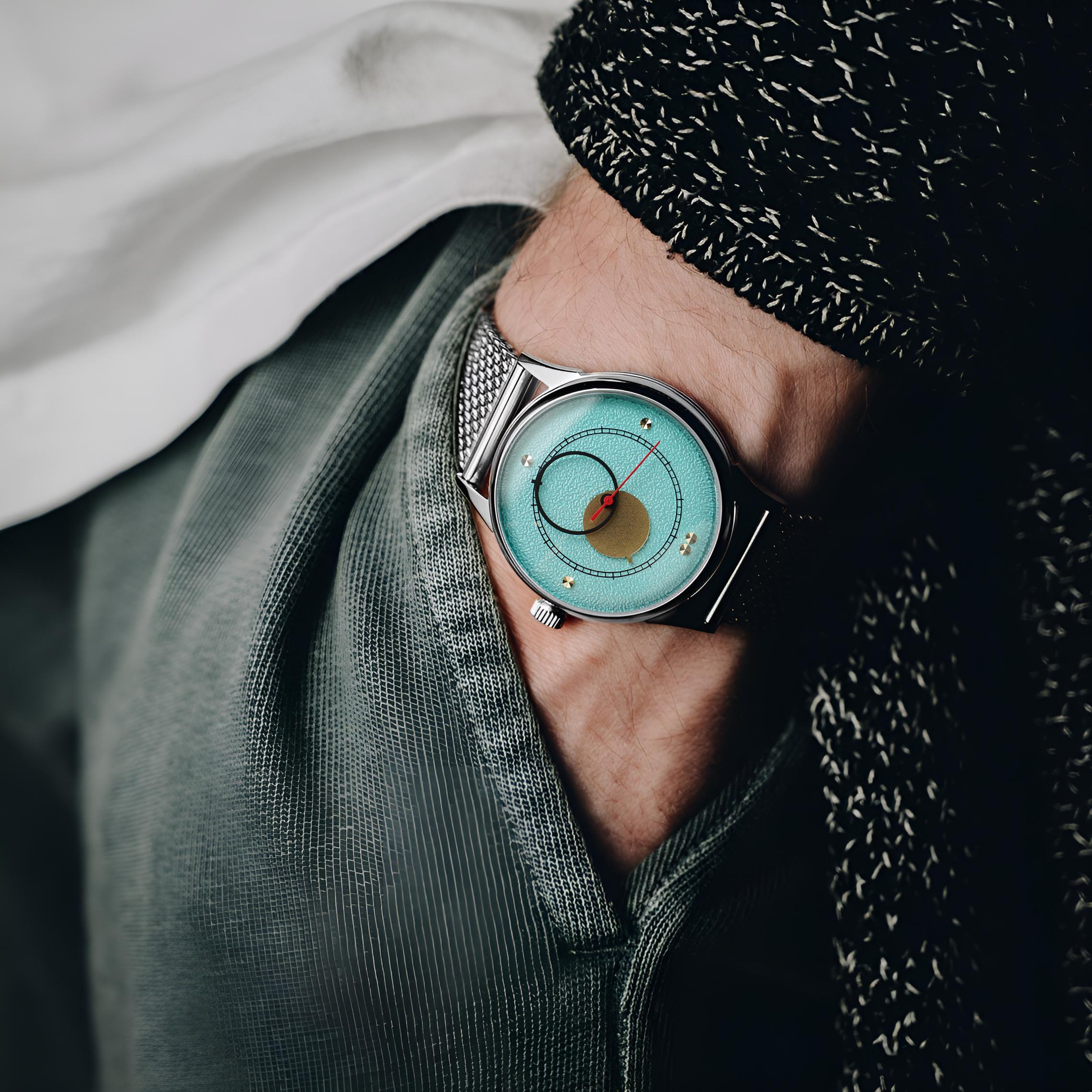 Copernic Héritage « Ciel » — Cadran Bleu Clair · 40 mm