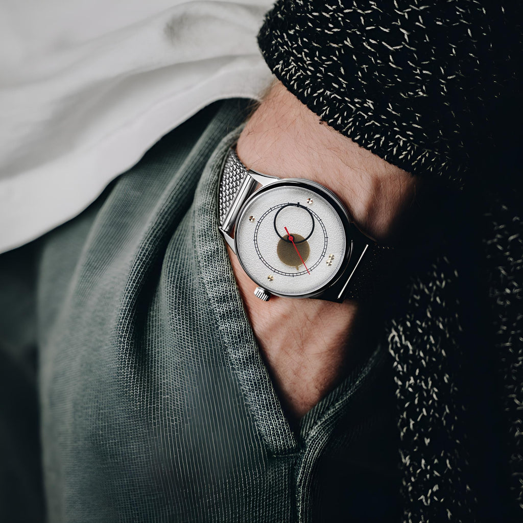 Copernic Héritage « Éclat » — Cadran Blanc Argenté · 40 mm
