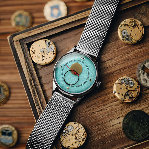 Copernic Héritage « Ciel » — Cadran Bleu Clair · 40 mm