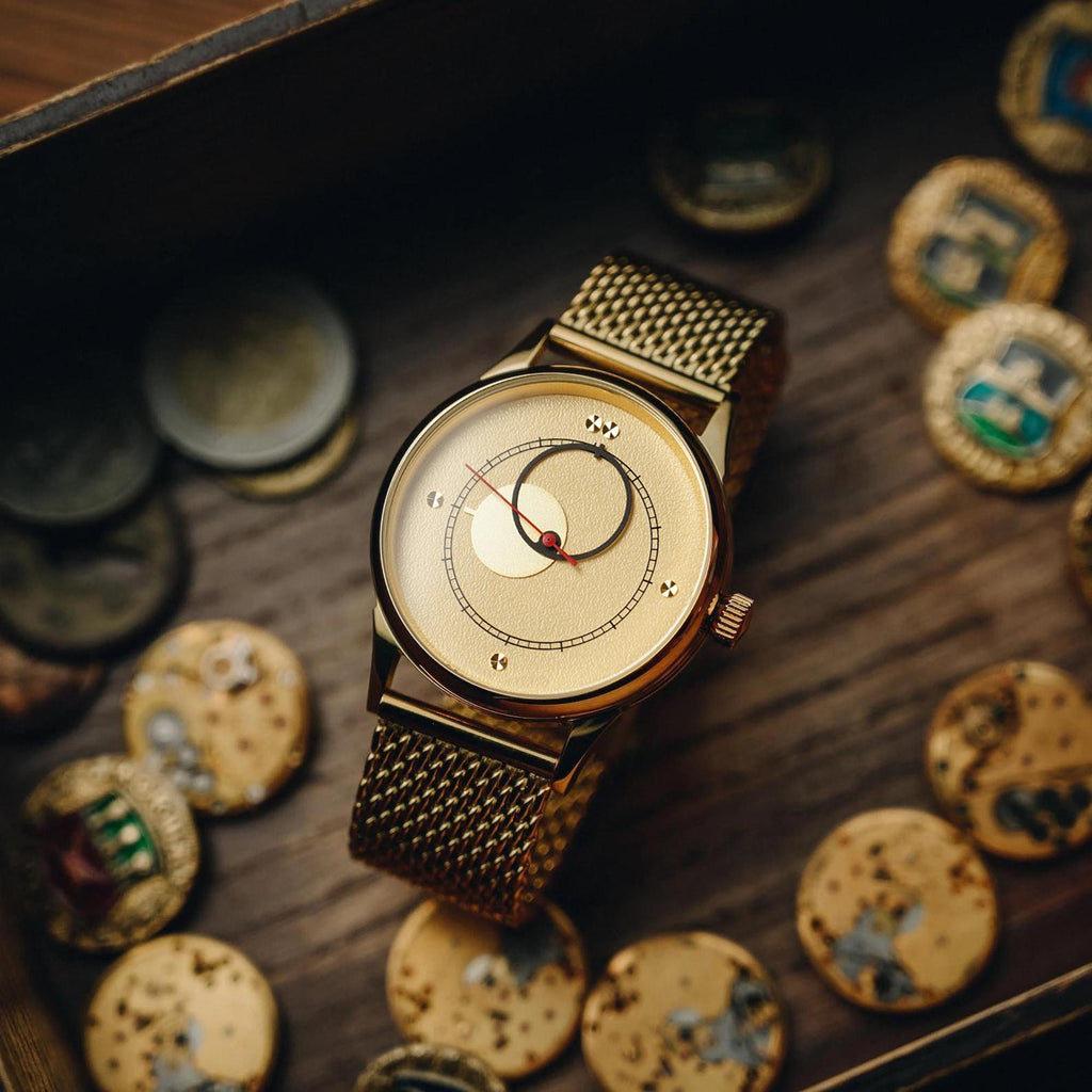 Copernic Héritage « Solstice » — Cadran Doré Beige · 40 mm
