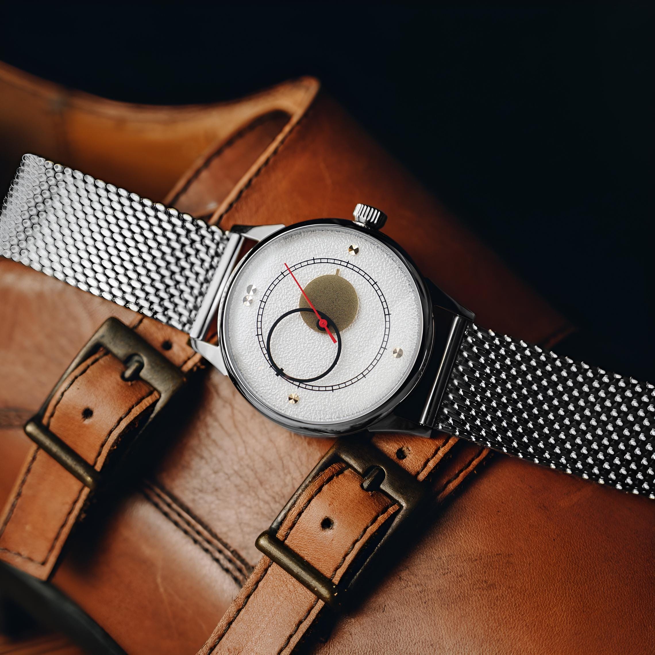 Copernic Héritage « Éclat » — Cadran Blanc Argenté · 40 mm