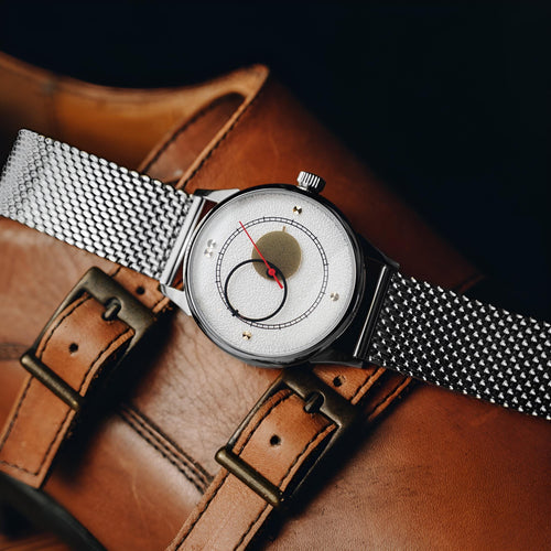 Copernic Héritage « Éclat » — Cadran Blanc Argenté · 40 mm
