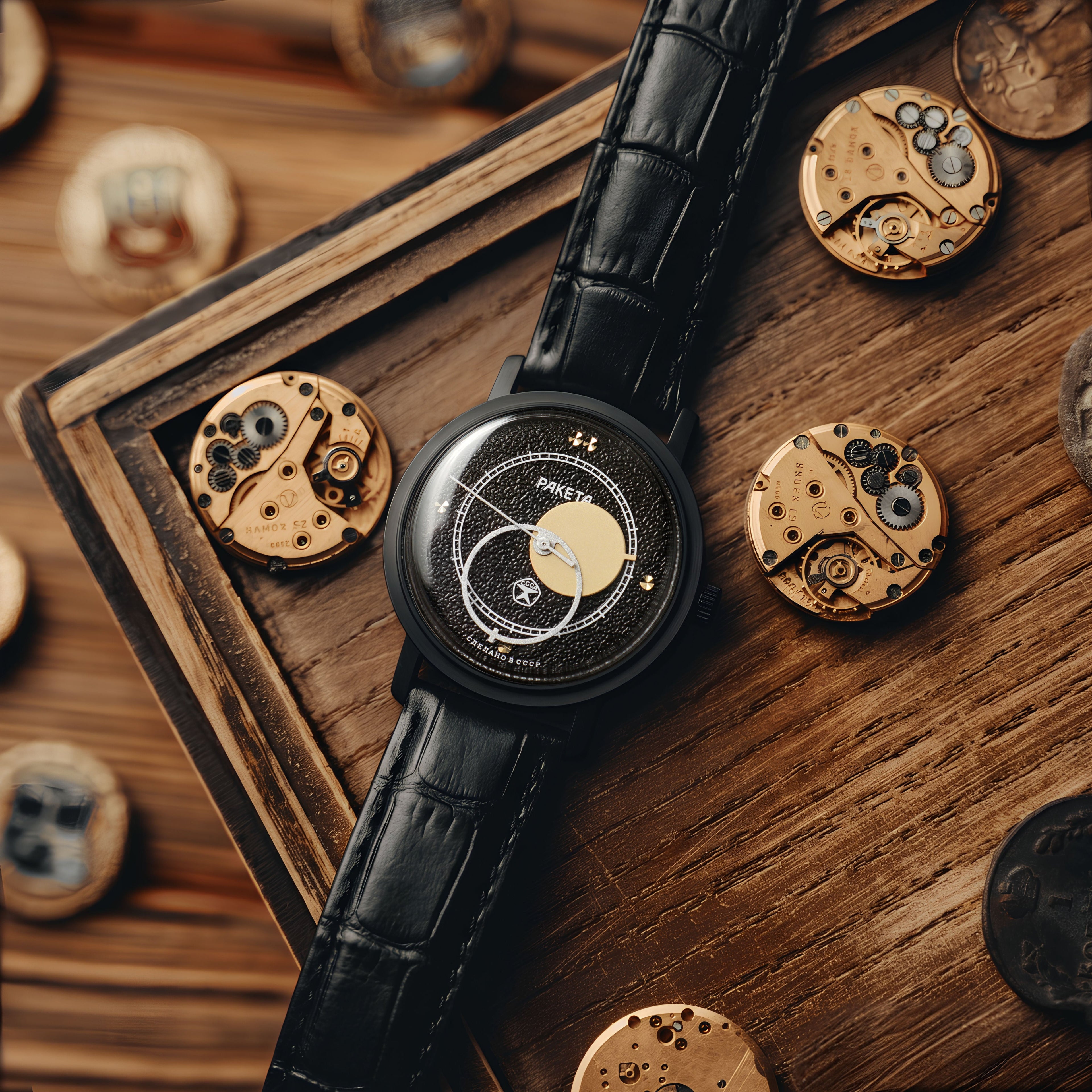 Copernic « Nuit Noire » — Cadran Noir · 35 mm