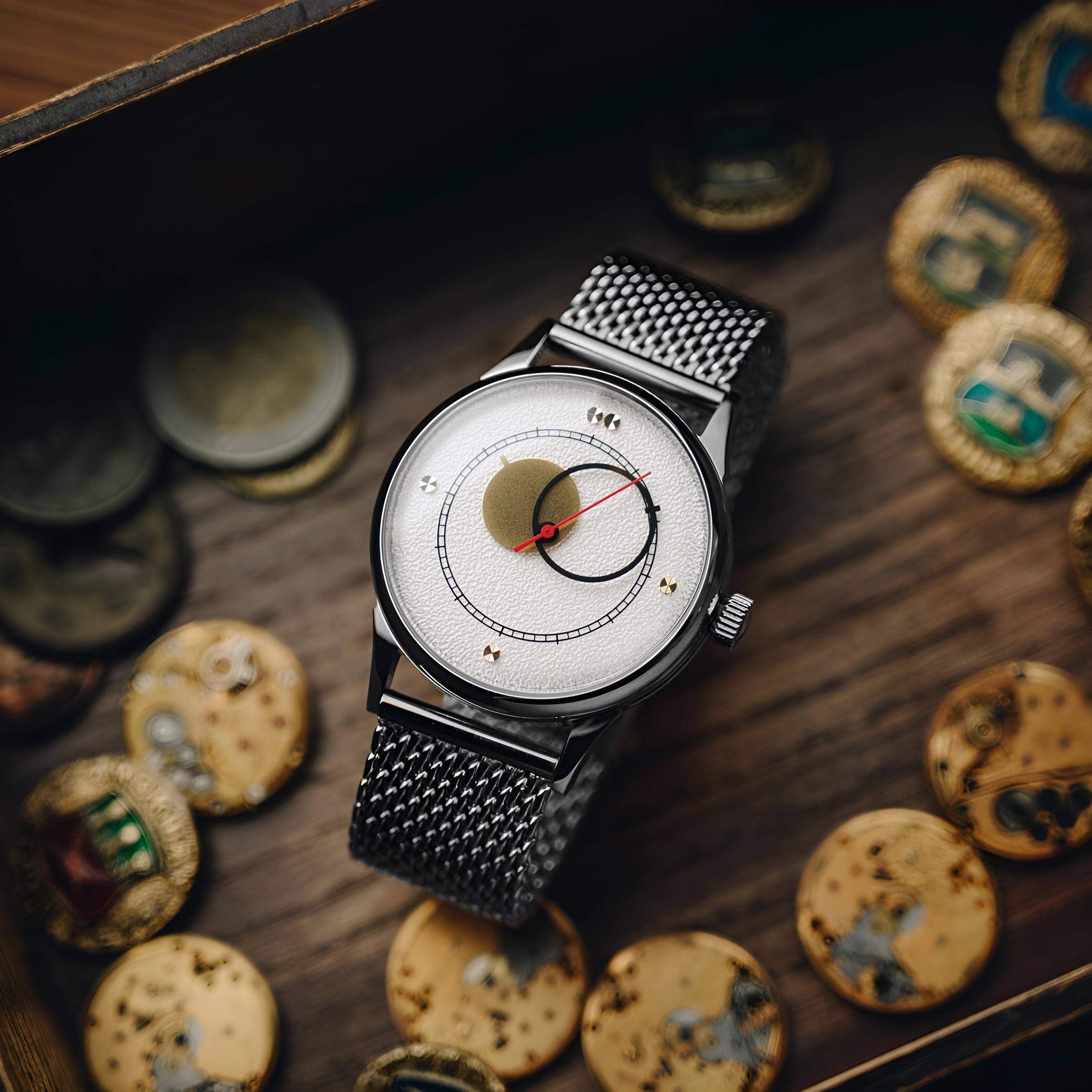 Copernic Héritage « Éclat » — Cadran Blanc Argenté · 40 mm