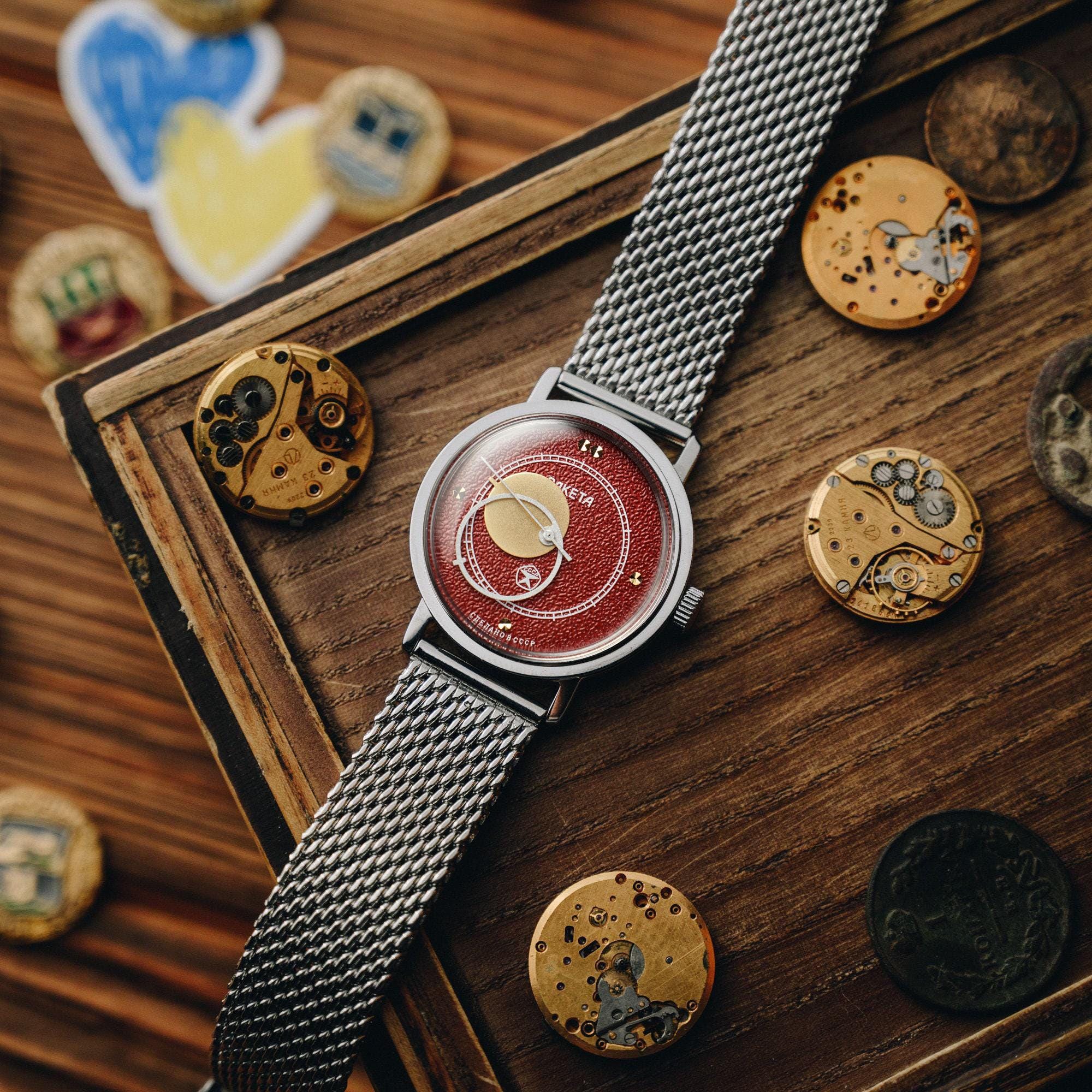 Copernic « Aurore » — Cadran Rouge · 35 mm