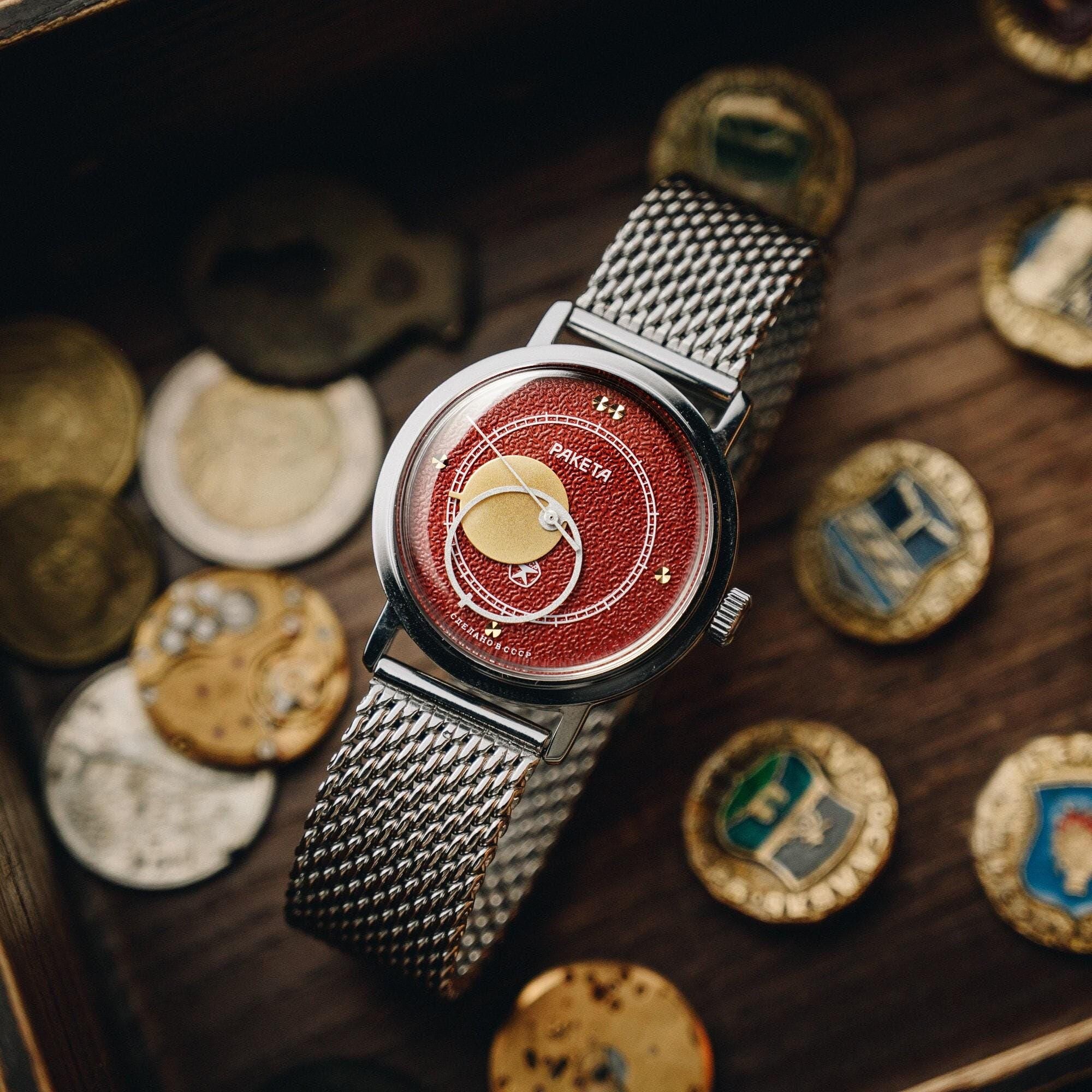 Copernic « Aurore » — Cadran Rouge · 35 mm